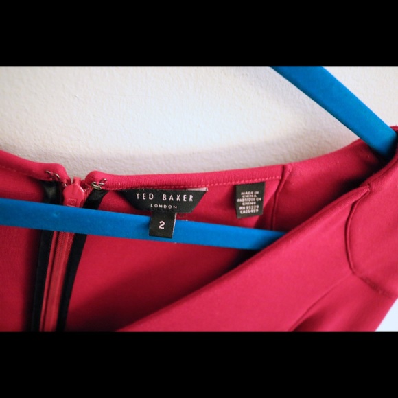 Ted Baker Fuchsia Dress - Picture 4 of 6